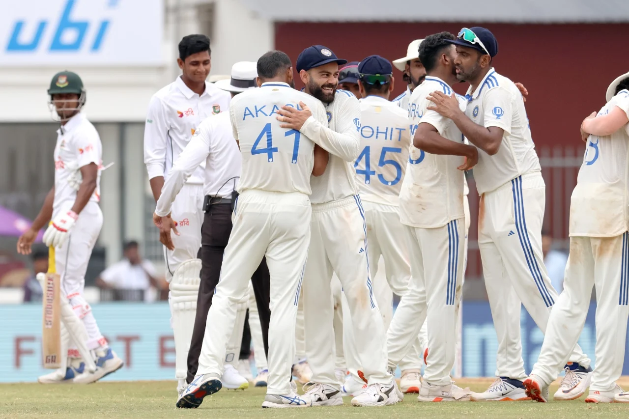 Ashwin claims six as India thump Bangladesh in first Test